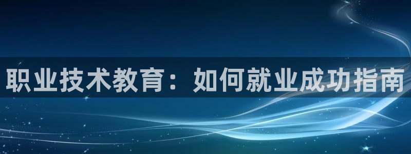 职业技术教育：如何就业成功指南